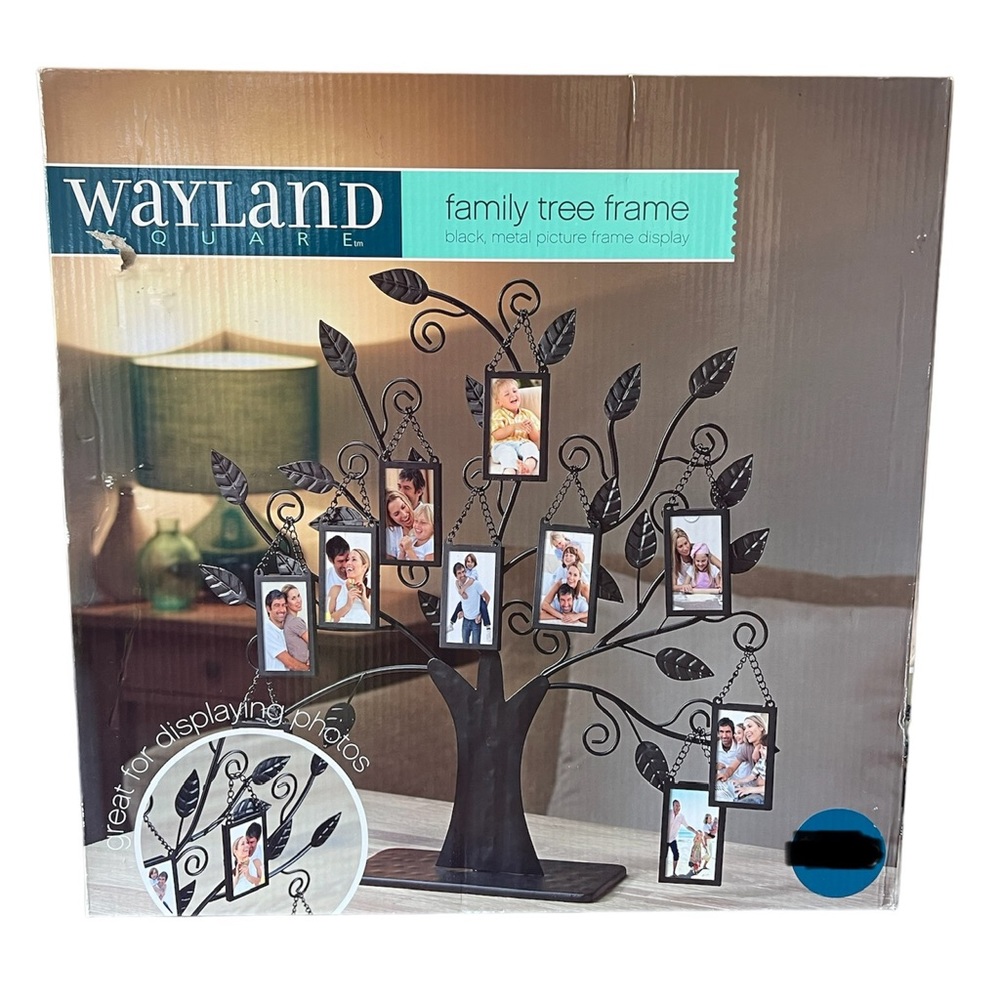 NIB! Wayland Family Tree Picture Frame Display